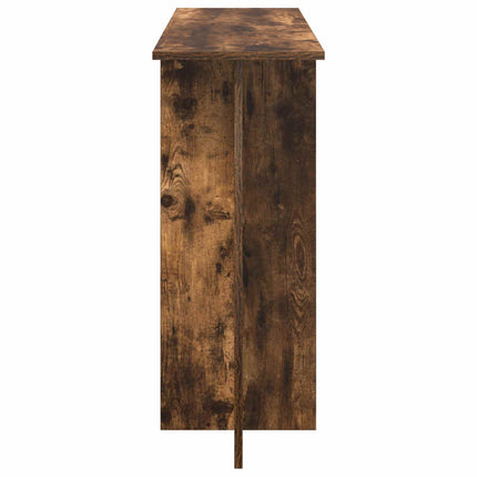Konsolbord Rökt Ek 100 x 30 x 75 cm Konstruerat trä