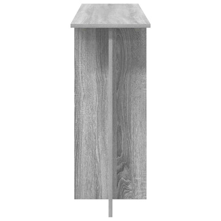 Konsolbord Grå sonoma-ek 100 x 30 x 75 cm Konstruerat trä