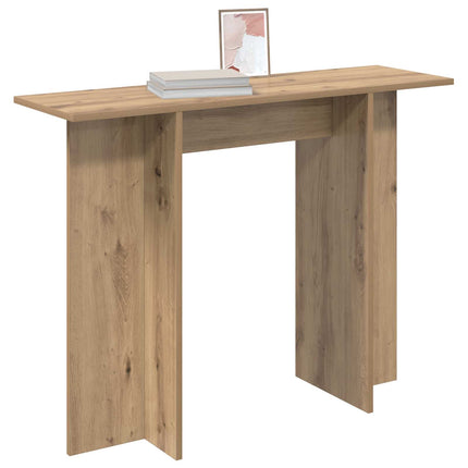 Konsolbord Artisan-ek 100 x 30 x 75 cm Konstruerat trä