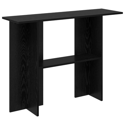 Konsolbord Svart ek 100 x 30 x 75 cm Konstruerat trä