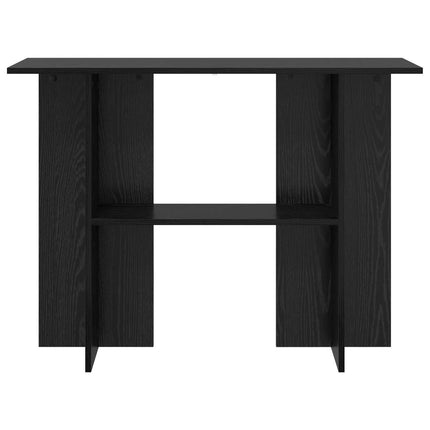Konsolbord Svart ek 100 x 30 x 75 cm Konstruerat trä