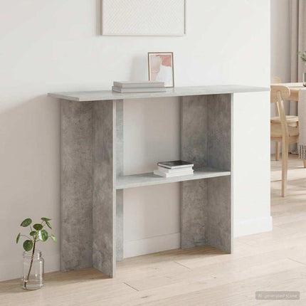 Konsolbord Betonggrå 100 x 30 x 75 cm Konstruerat trä
