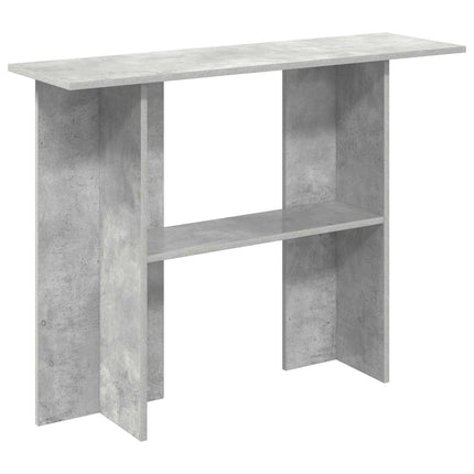 Konsolbord Betonggrå 100 x 30 x 75 cm Konstruerat trä