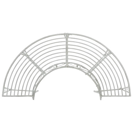 Trädbänk 4-Antal sittplatser 160 x 80 x 89 cm Stål Antik vit