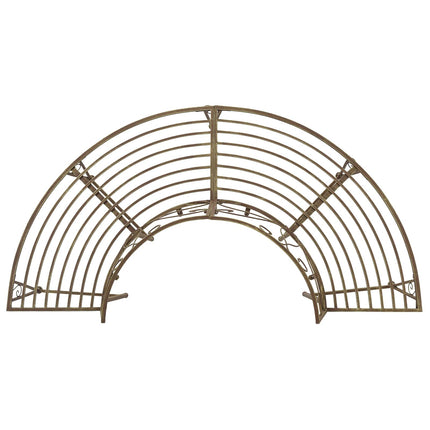 Trädbänk 4-Antal sittplatser 160 x 80 x 89 cm Stål Antikbrun