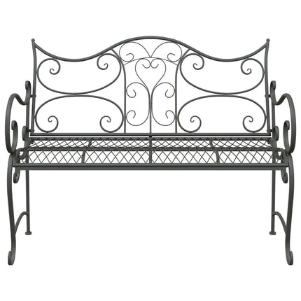Trädgårdsbänk 2-Antal sittplatser 114 x 56,5 x 90 cm Stål