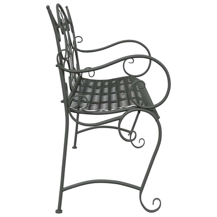 Trädgårdsbänk 2-Antal sittplatser 114 x 56,5 x 90 cm Stål