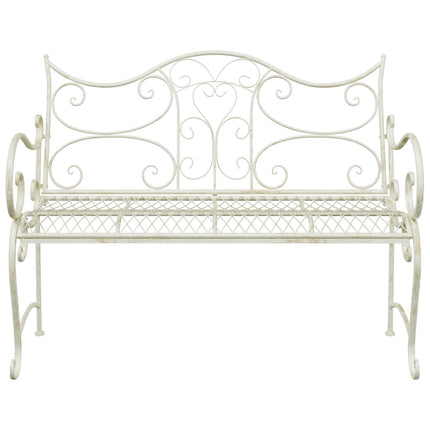 Trädgårdsbänk 2-Antal sittplatser 114 x 56,5 x 90 cm Stål