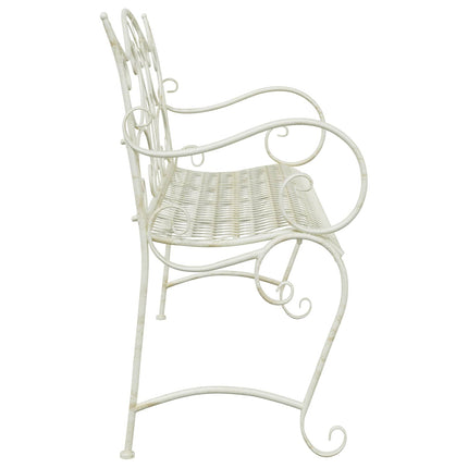 Trädgårdsbänk 2-Antal sittplatser 114 x 56,5 x 90 cm Stål