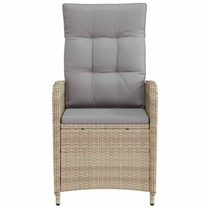 Fällbar trädgårdstol Beige och Ljusgrå
