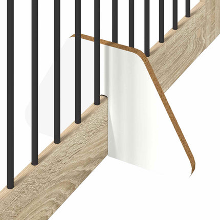 Fällbar hundgrind med stativ 2 pcs Sonoma-ek 200,5 cm