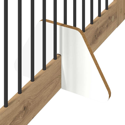 Fällbar hundgrind med stativ 2 pcs Artisan-ek 200,5 cm