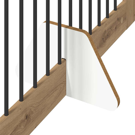 Fällbar hundgrind med stativ 4 pcs Artisan-ek 401 cm