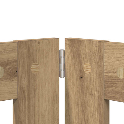 Fällbar hundgrind med stativ 4 pcs Artisan-ek 241 cm