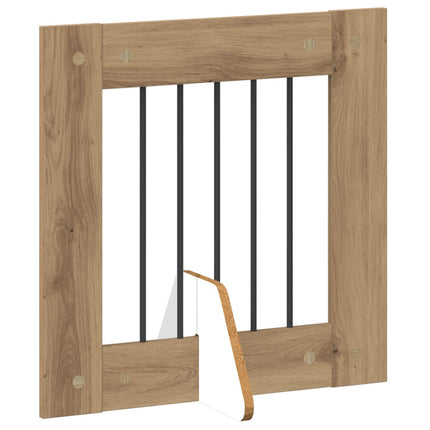 Fällbar hundgrind med stativ 8 pcs Artisan-ek 60 cm