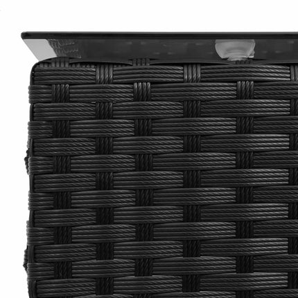 Trädgårdsoffset med kudde 2 pcs konstrotting