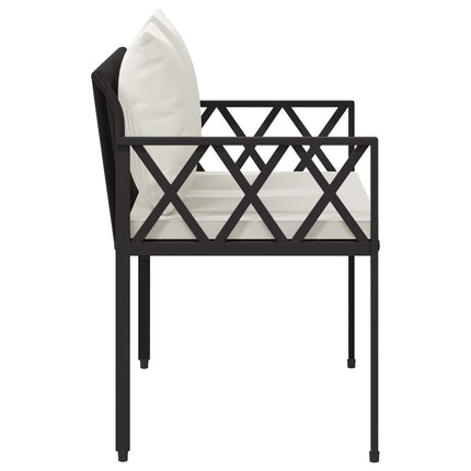 Utomhusbänkar 2 -Seater 116 x 56 x 75 cm konstrotting