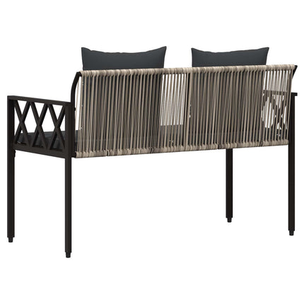Utomhusbänkar 2 -Seater 116 x 56 x 75 cm konstrotting