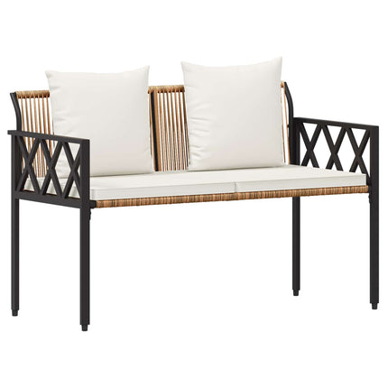 Utomhusbänkar 2 -Seater 116 x 56 x 75 cm konstrotting