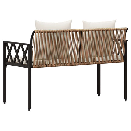 Utomhusbänkar 2 -Seater 116 x 56 x 75 cm konstrotting