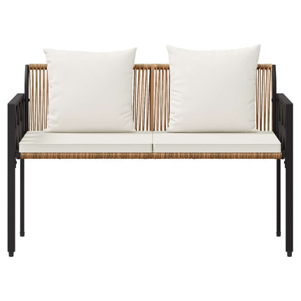 Utomhusbänkar 2 -Seater 116 x 56 x 75 cm konstrotting