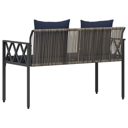 Utomhusbänkar 2 -Seater 116 x 56 x 75 cm konstrotting