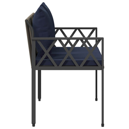 Utomhusbänkar 2 -Seater 116 x 56 x 75 cm konstrotting