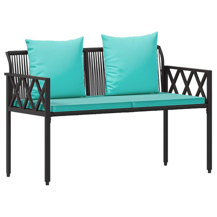 Utomhusbänkar 2 -Seater 116 x 56 x 75 cm konstrotting
