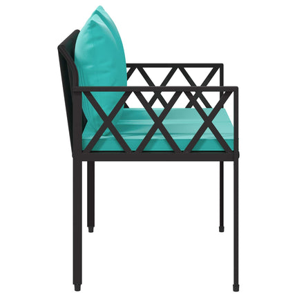 Utomhusbänkar 2 -Seater 116 x 56 x 75 cm konstrotting