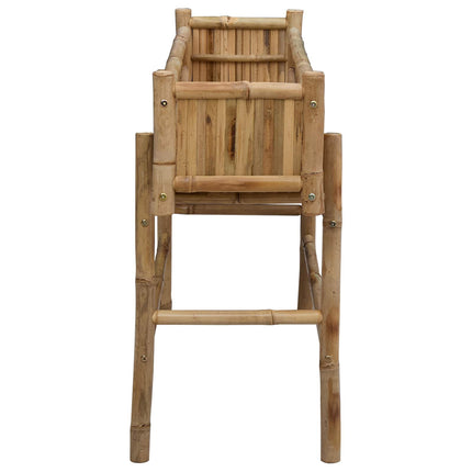 Trädgårdsplanta med hållare Naturfärg 100 x 38 x 74 cm Bambus