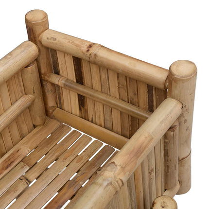 Trädgårdsplanta med hållare Naturfärg 50 x 38 x 114 cm Bambus