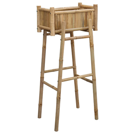 Trädgårdsplanta med hållare Naturfärg 50 x 38 x 114 cm Bambus