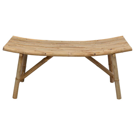 Trädgårdsbänk Naturfärg 110 x 45 x 50 cm Bambus