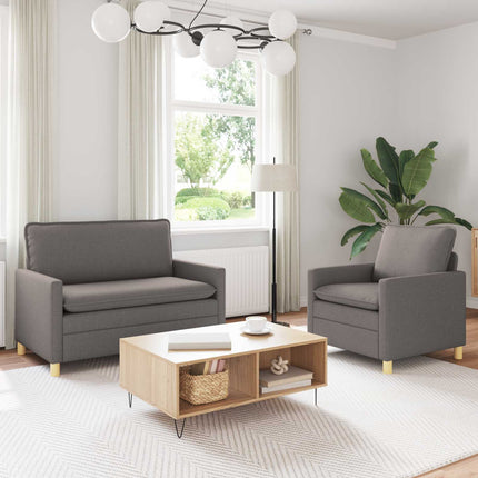 Soffset 2 st Taupe Tyg