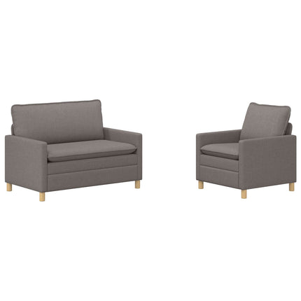 Soffset 2 st Taupe Tyg