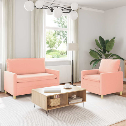 Soffset 2 st Rosa Tyg