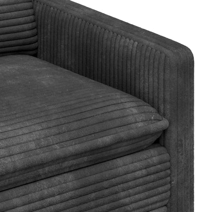 Soffset 2 pcs Mörkgrå Polyester