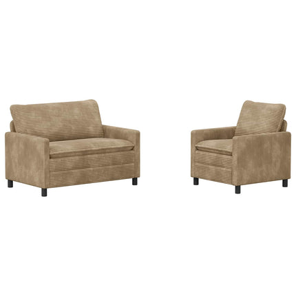 Soffset 2 pcs Taupe Polyester