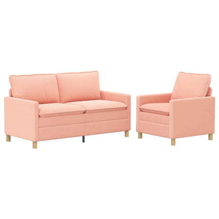 Soffset 2 st Rosa Tyg