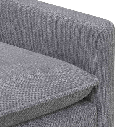 Soffset 2 pcs Ljusgrå Polyester