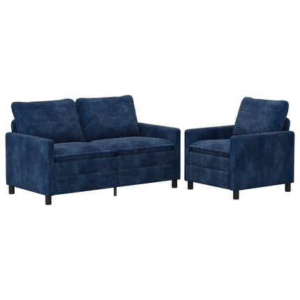 Soffset 2 pcs Mörkblå Polyester