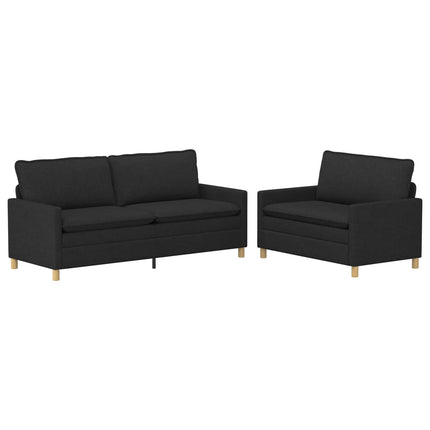 Soffset 2 st Svart Tyg