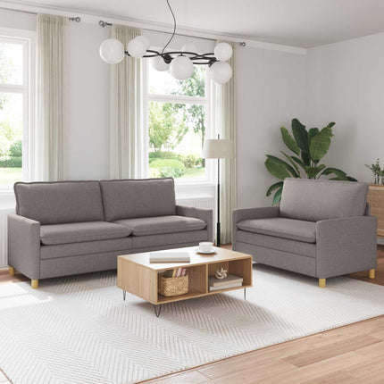 Soffset 2 st Taupe Tyg