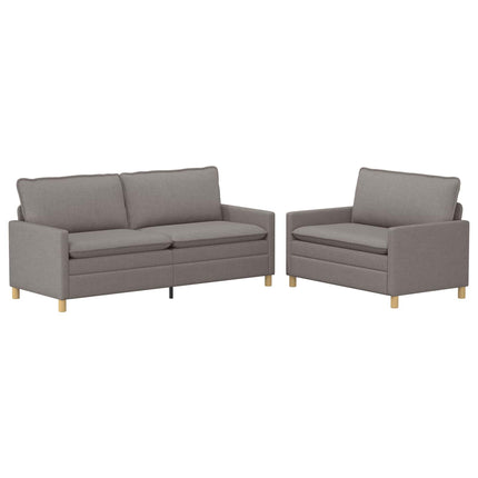 Soffset 2 st Taupe Tyg