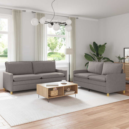 Soffset 2 st Taupe Tyg
