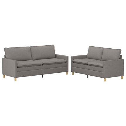 Soffset 2 st Taupe Tyg