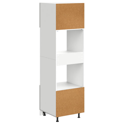 Ugnsskåp PORTO Svart Ek 60 x 57 x 207 cm Konstruerat trä
