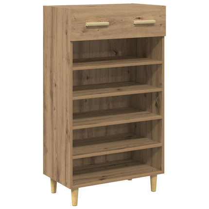Skoskåp 60 x 35 x 105 cm Konstruerat trä Artisan Ek