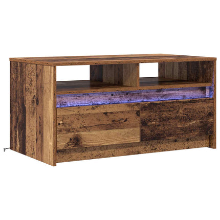 Kaffeebord Gammalt trä 90 x 50 x 45 cm Konstruerat trä