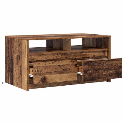 Kaffeebord Gammalt trä 90 x 50 x 45 cm Konstruerat trä